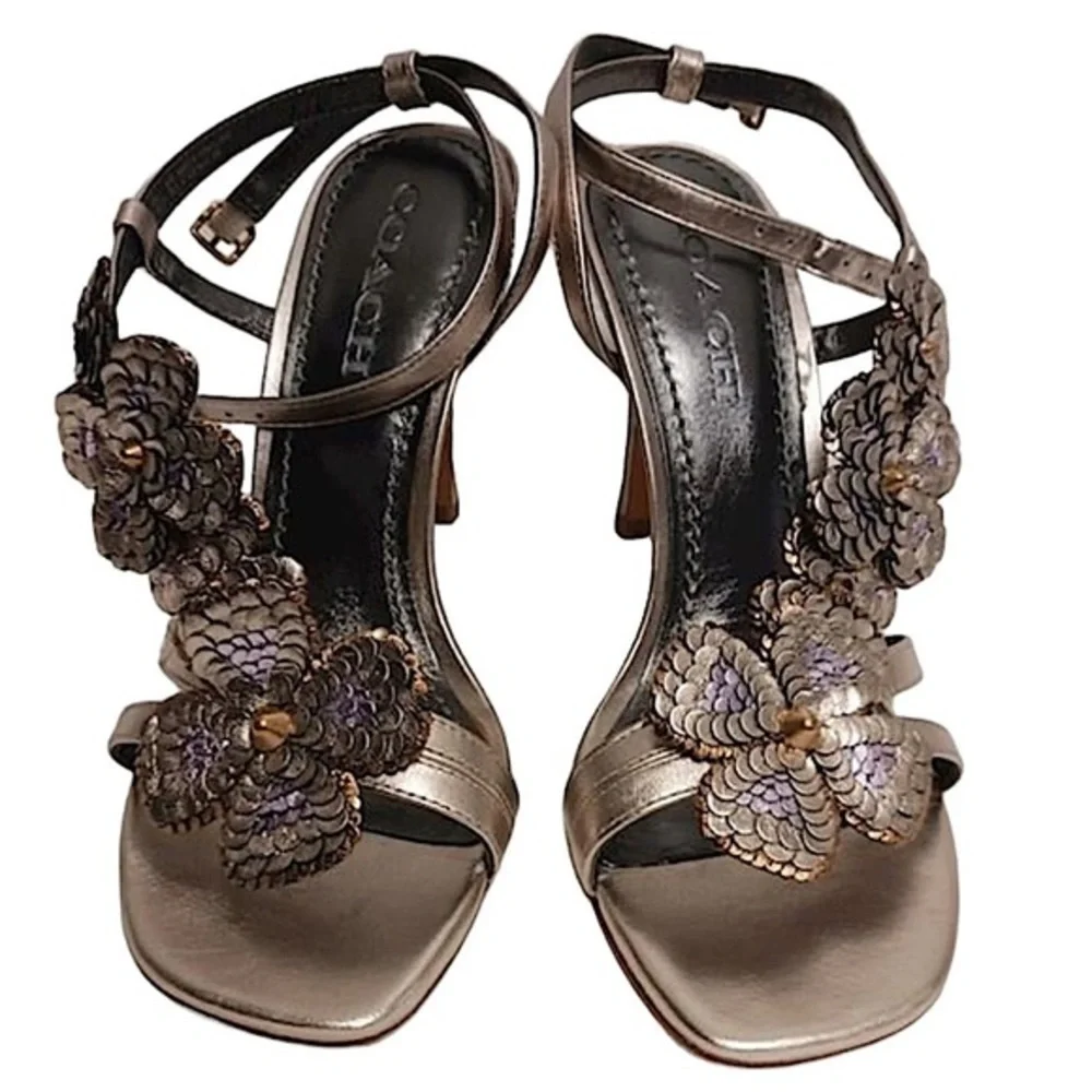 Coach High Heel Sandals Size 8